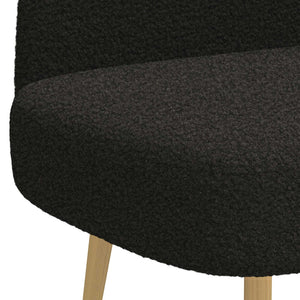 Δερμάτινος Πάγκος με Πλάτη Μαύρο 110 x 60 x 76 cm Μπουκλέ - Pakobazaar