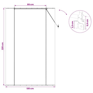 Ρόλερ (στόρι) Καφέ 130 x 220 εκ Μπαμπού - Pakobazaar