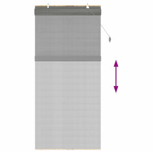 Ρόλερ (στόρι) Γκρι 80 x 220 cm Μπαμπού - Pakobazaar