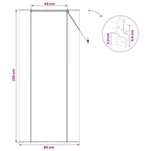 Ρόλερ (στόρι) Γκρι 80 x 220 cm Μπαμπού - Pakobazaar