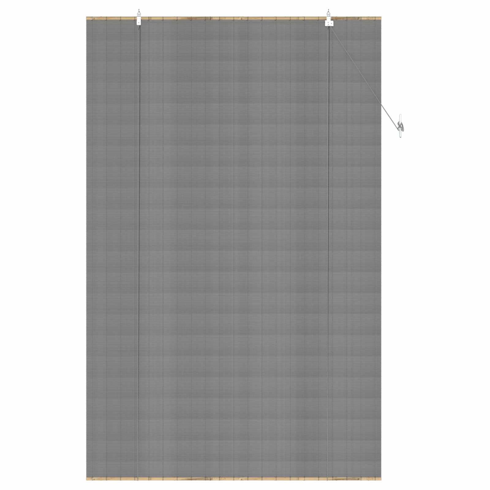 Ρόλερ (στόρι) Γκρι 120 x 220 cm Μπαμπού - Pakobazaar