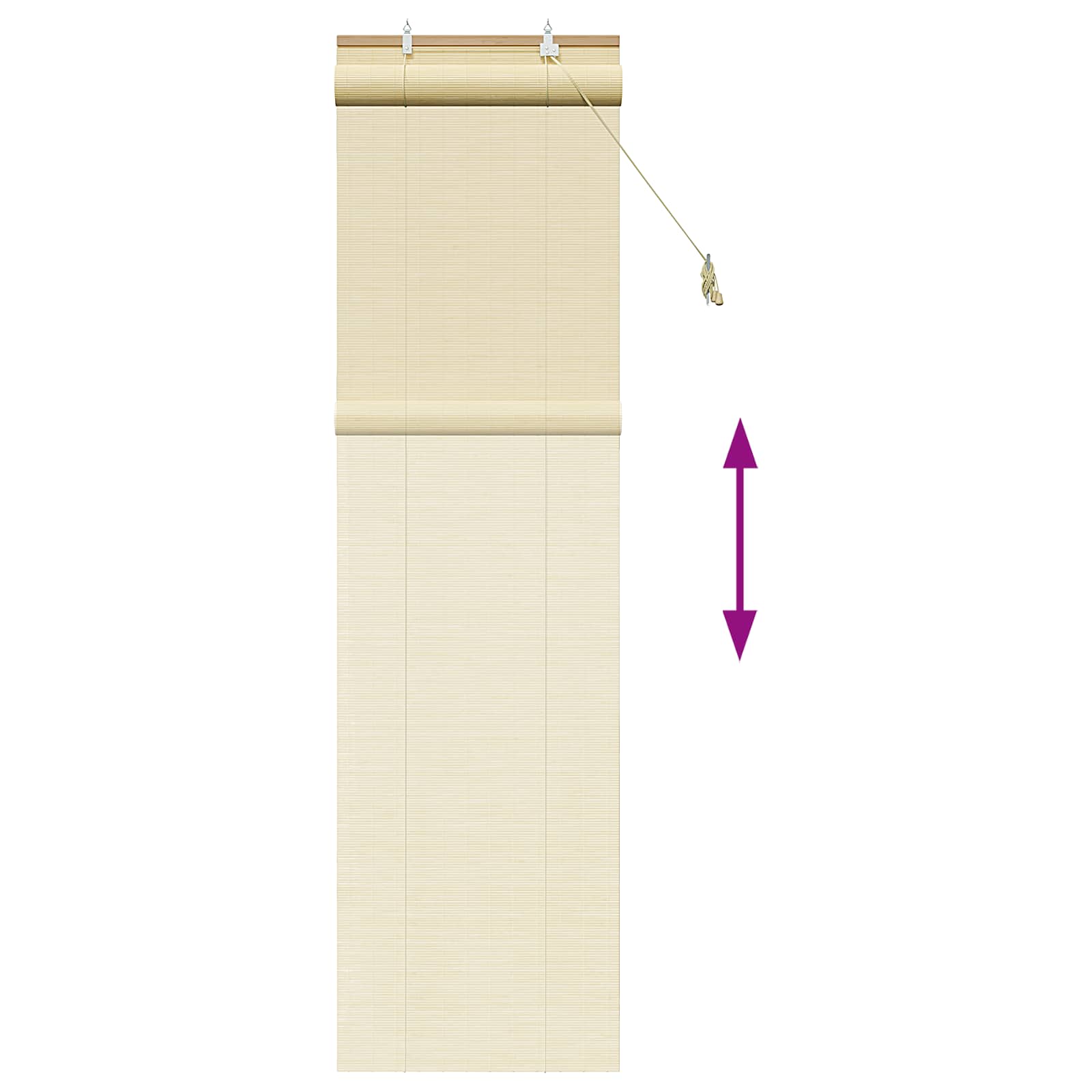 Ρόλερ (στόρι) Φυσικό 40 x 220 cm Μπαμπού