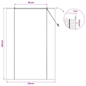 Ρόλερ (στόρι) Φυσικό 130 x 220 εκ Μπαμπού - Pakobazaar