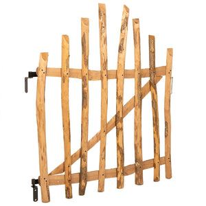 Αψιδωτή Πύλη Φράχτη 100 x 120 cm Εμποτισμένο Ξύλο Φουντουκιάς - Pakobazaar