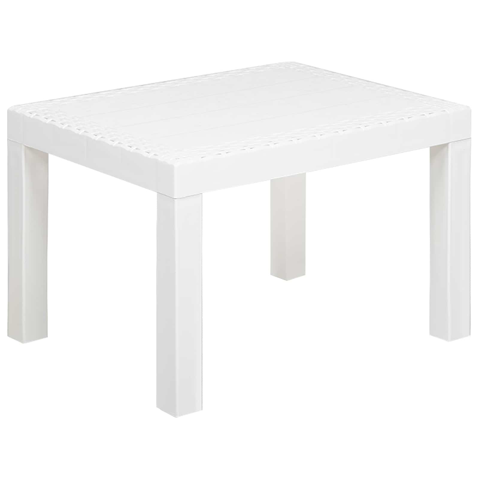 Σετ καθιστικού με μαξιλάρι 3 pcs Λευκό PP - Pakobazaar
