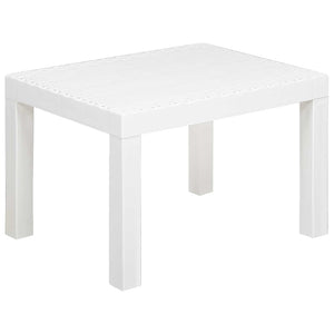 Σετ καθιστικού με μαξιλάρι 3 pcs Λευκό PP - Pakobazaar