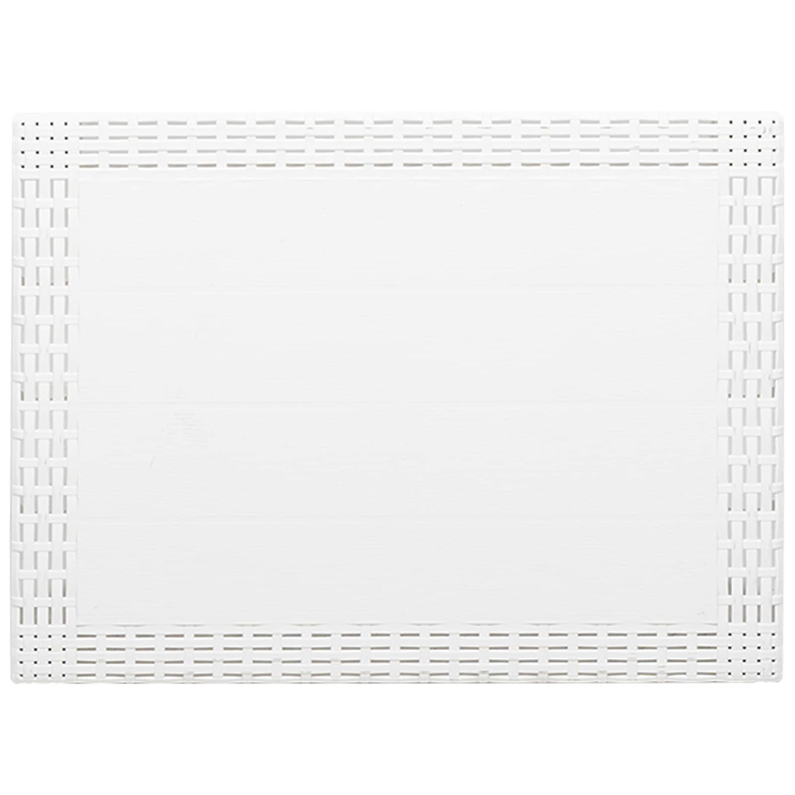 Σετ καθιστικού με μαξιλάρι 3 pcs Λευκό PP - Pakobazaar