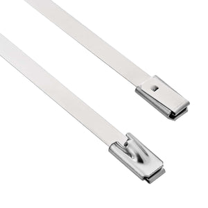 Δέσιμο Καλωδίου 25 τμχ. 4,6 x 350 χιλ. Ασημί - Pakobazaar