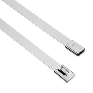 Δέσιμο Καλωδίου 250 τμχ. 7,9 x 300 χιλ. Ασημί - Pakobazaar