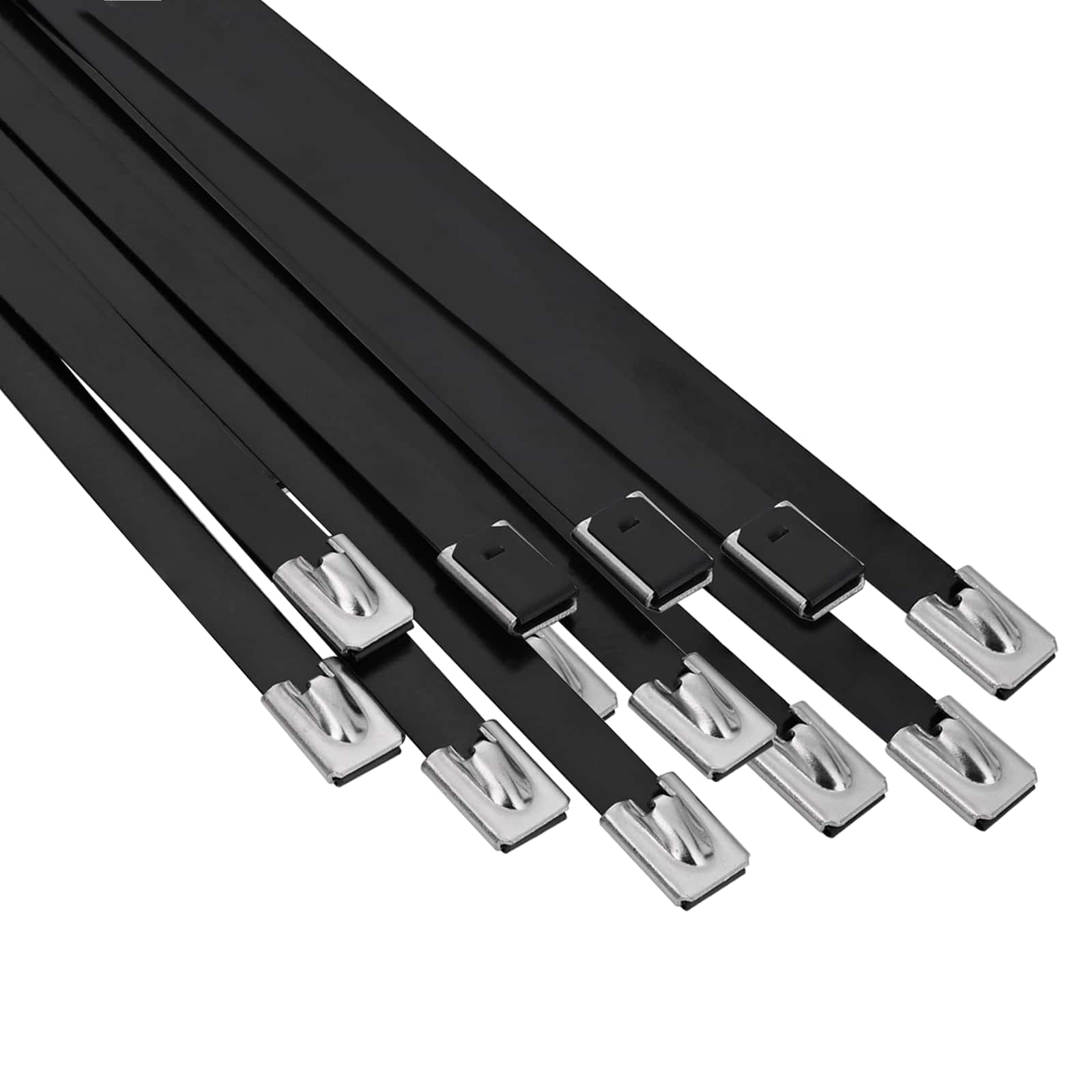 Δέσιμο Καλωδίου 12 τμχ. 7,9 x 450 χιλ. Μαύρο - Pakobazaar