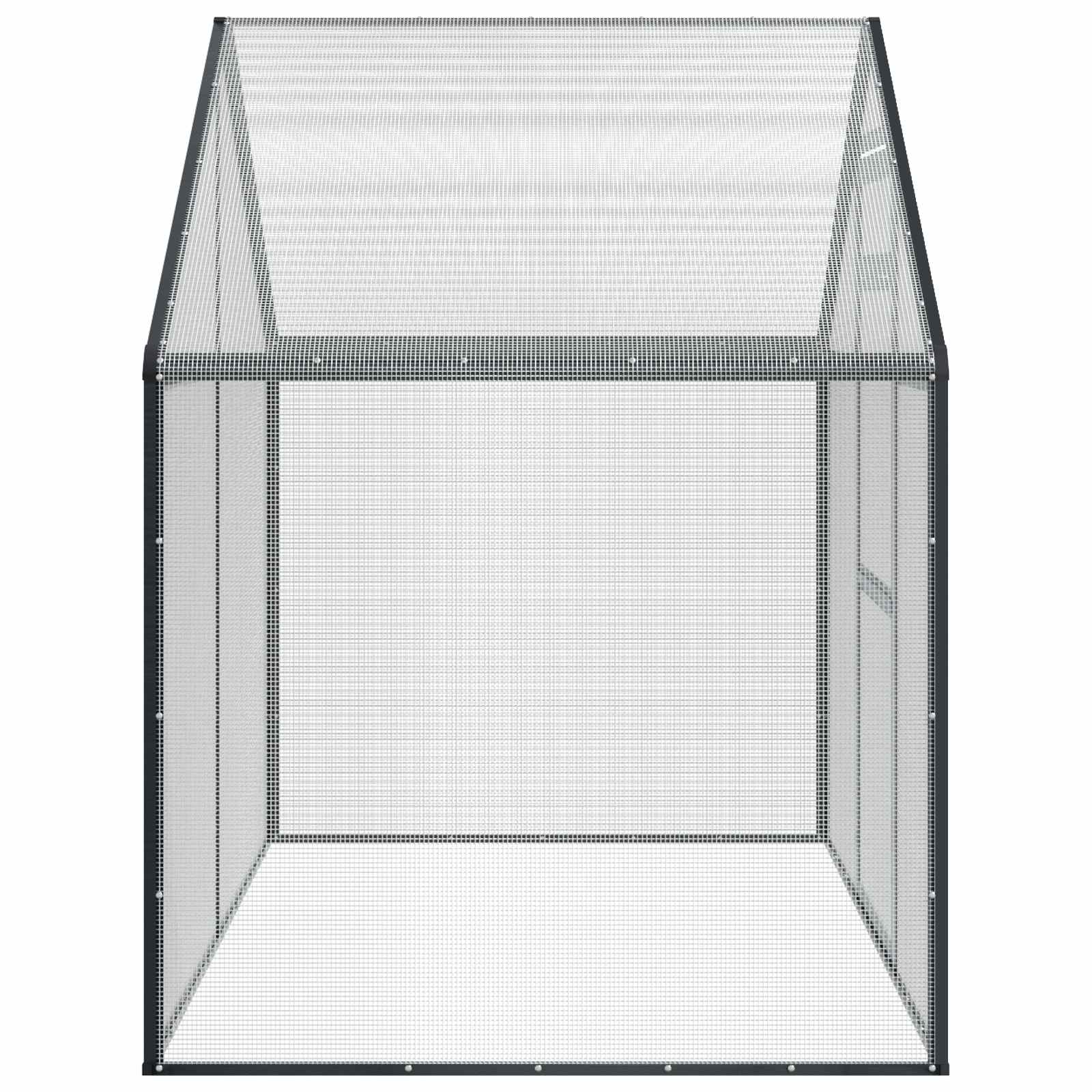 Κλουβί Πουλιών Ανθρακί 181,5 x 110,5 x 173,5 εκ - Pakobazaar