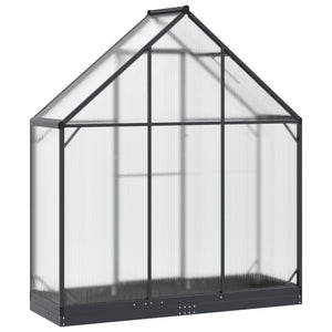 Θερμοκήπιο Κήπου με πόρτα Ανθρακί 183,5 x 63,5 x 207 εκ. - Pakobazaar