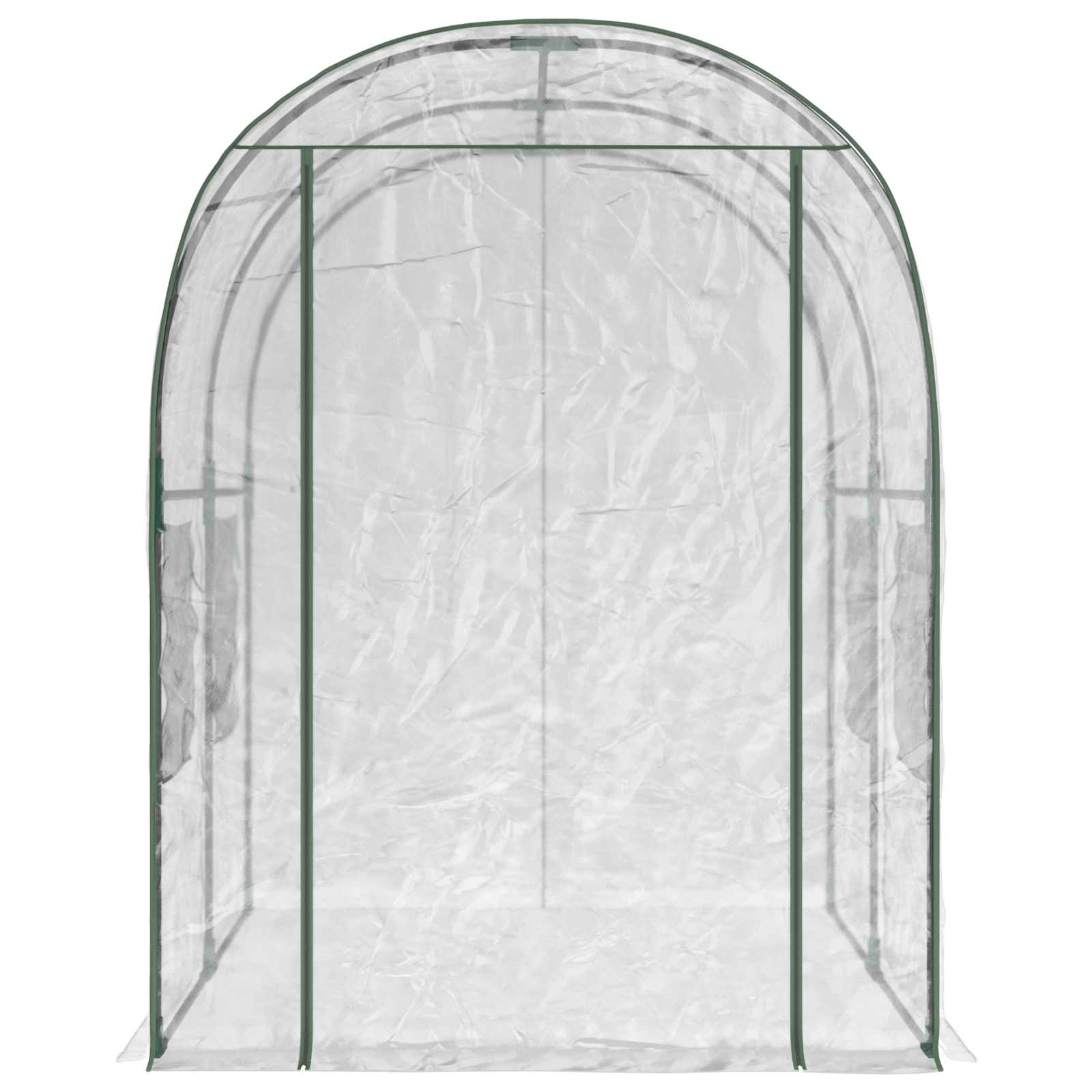 Θερμοκήπιο με σκελετό 160 x 200 x 192,5 εκ. PVC Διαφανές - Pakobazaar