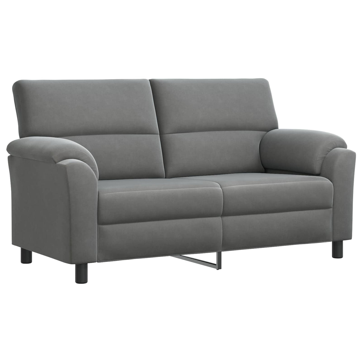Καναπές Σκούρο Γκρι 174 x 85 x 93 εκ Βελούδο - Pakobazaar