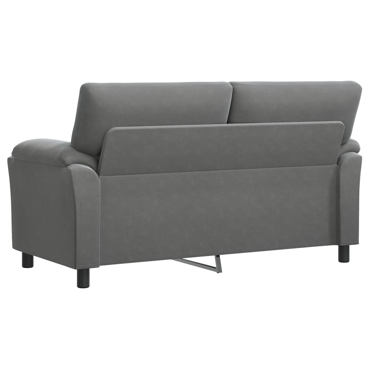 Καναπές Σκούρο Γκρι 174 x 85 x 93 εκ Βελούδο - Pakobazaar