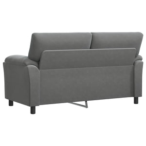 Καναπές Σκούρο Γκρι 174 x 85 x 93 εκ Βελούδο - Pakobazaar