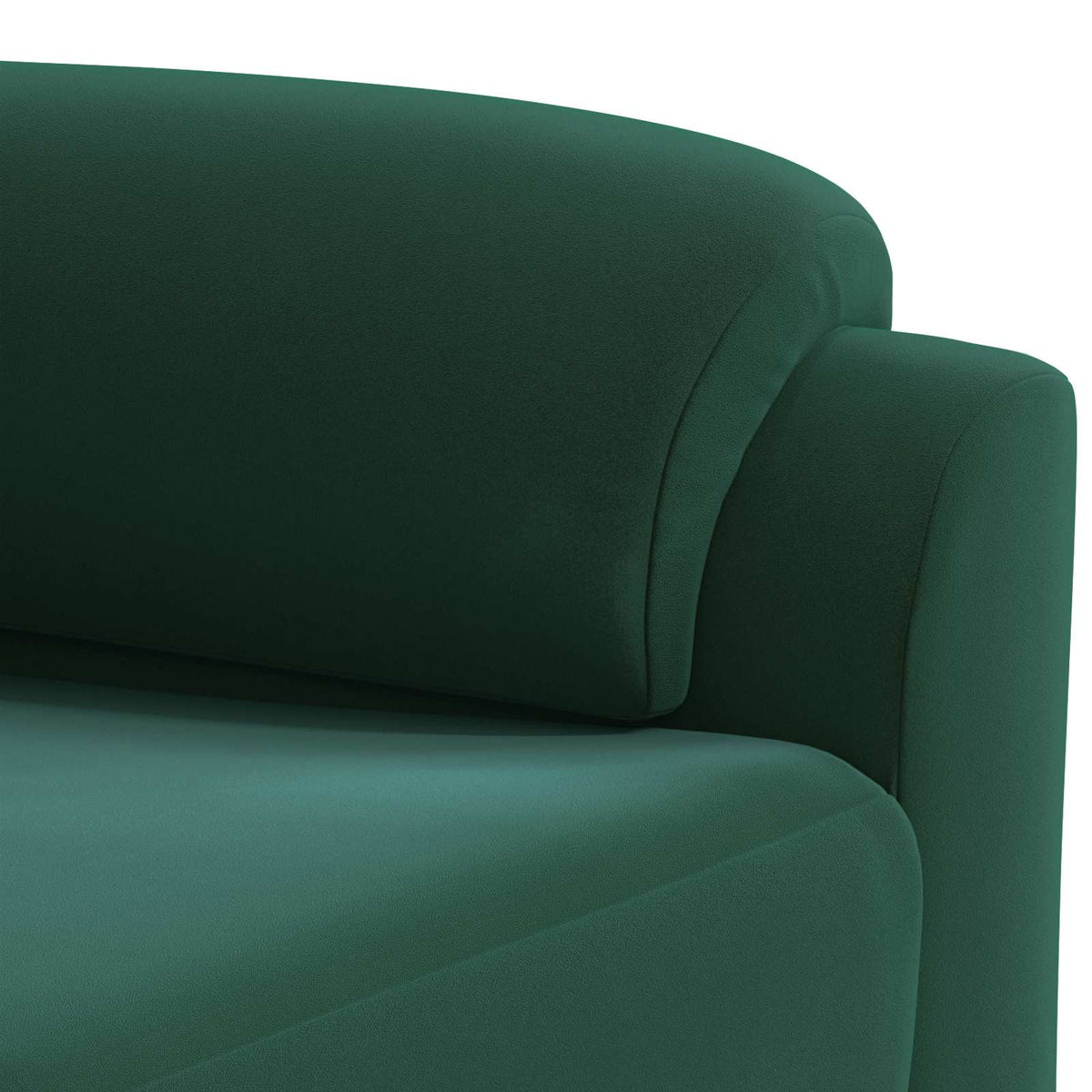 Καναπές Σκούρο Πράσινο 174 x 85 x 93 εκ Βελούδο - Pakobazaar