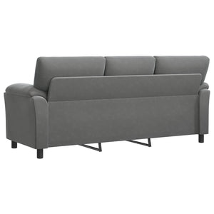Καναπές Σκούρο Γκρι 214 x 85 x 93 εκ Βελούδο - Pakobazaar