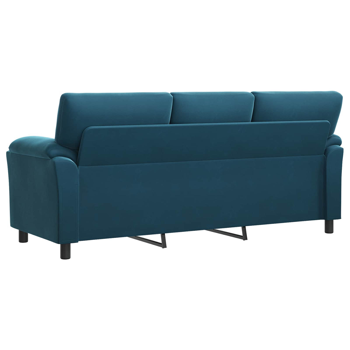Καναπές Μπλε 214 x 85 x 93 εκ Βελούδο - Pakobazaar