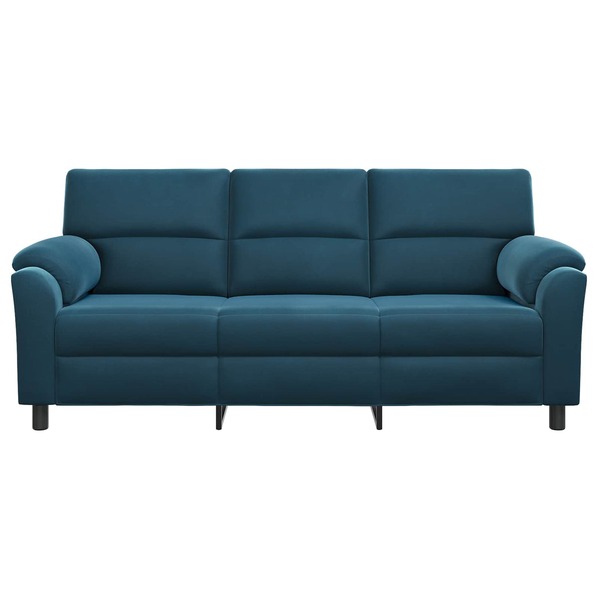 Καναπές Μπλε 214 x 85 x 93 εκ Βελούδο - Pakobazaar
