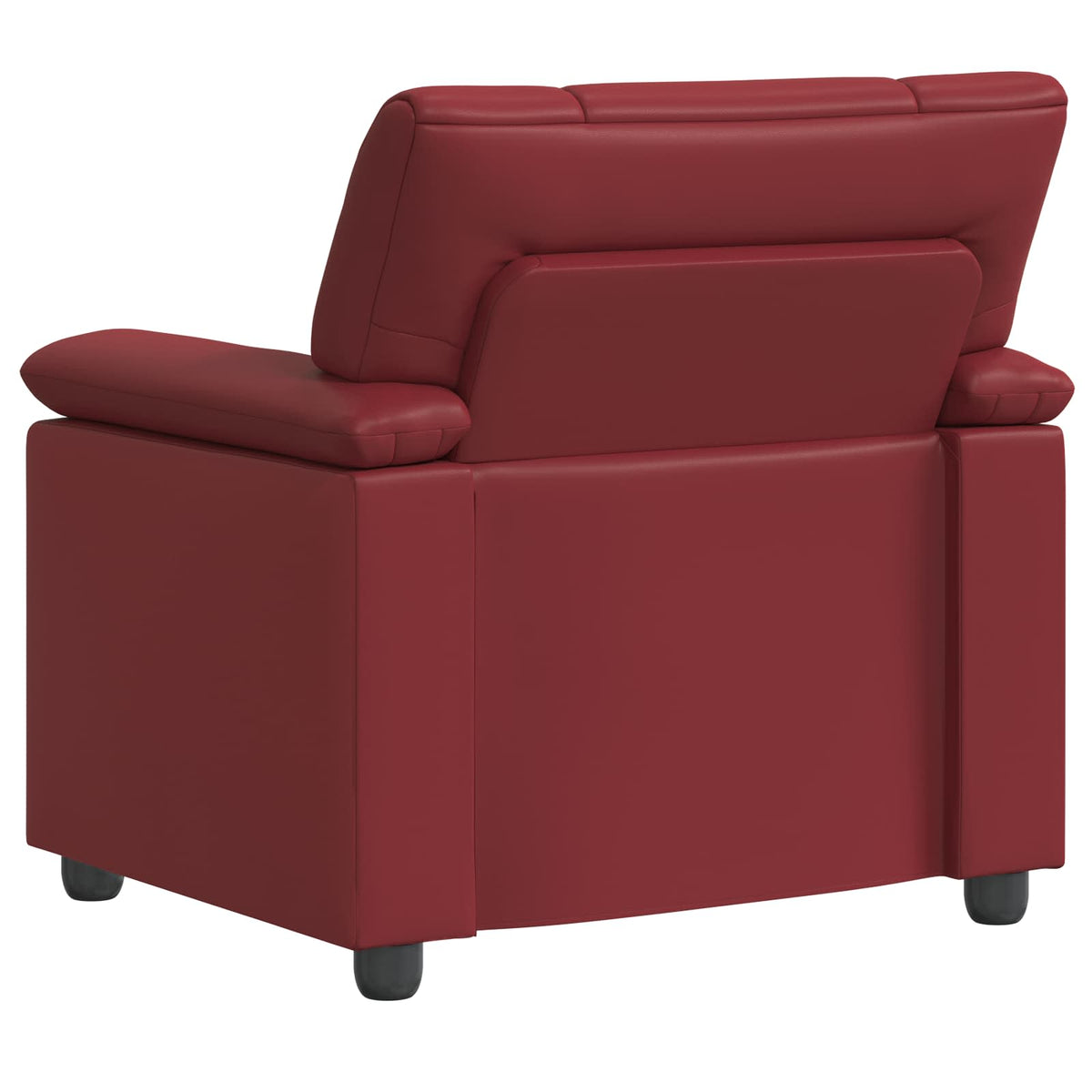 Καναπές Κόκκινο 91 x 85 x 93 εκ Τεχνητό Δέρμα - Pakobazaar