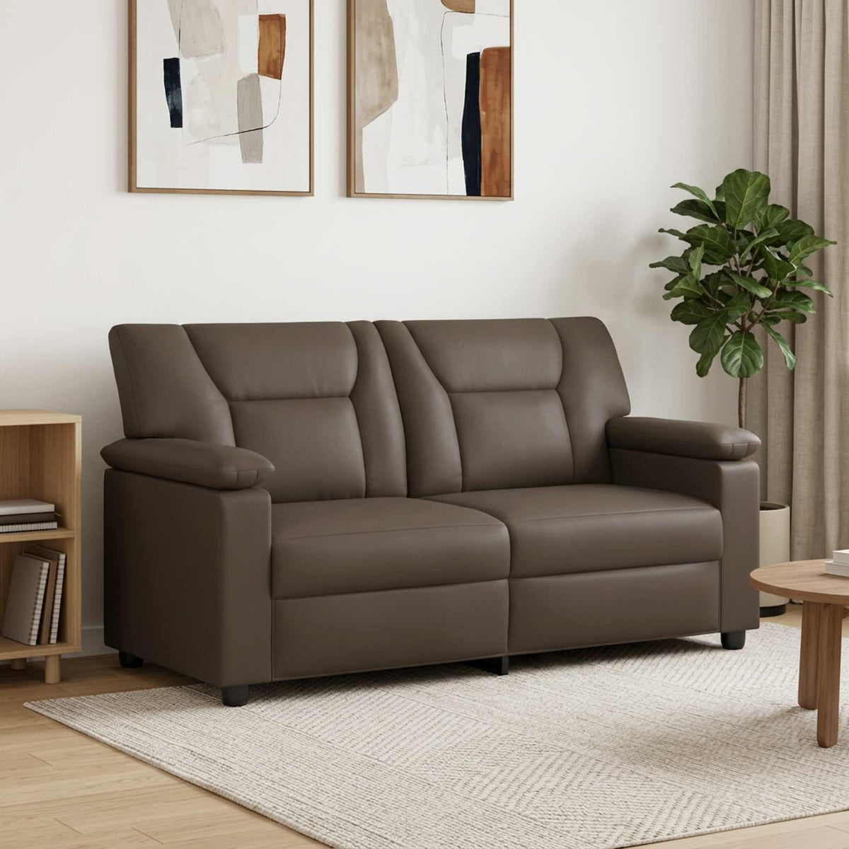 Καναπές Γκρι 171 x 85 x 93 εκ. Τεχνητό Δέρμα - Pakobazaar