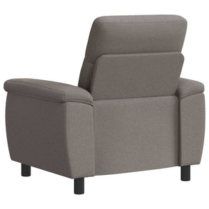 Καναπές Taupe 95 x 90 x 95 εκ Ύφασμα