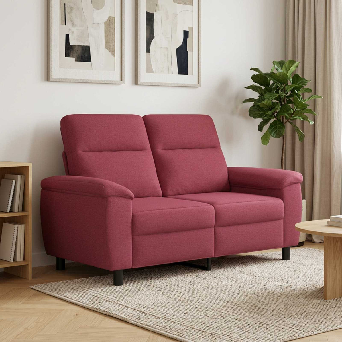 Καναπές Κόκκινο 158 x 90 x 95 εκ Ύφασμα