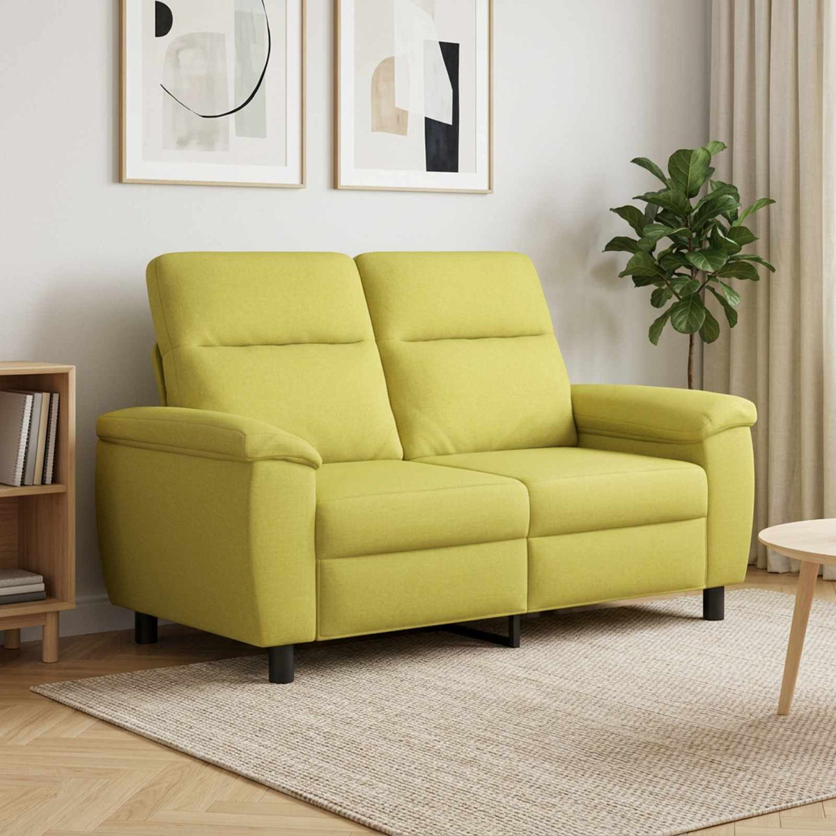 Καναπές Ανοιχτό Πράσινο 158 x 90 x 95 εκ Ύφασμα - Pakobazaar