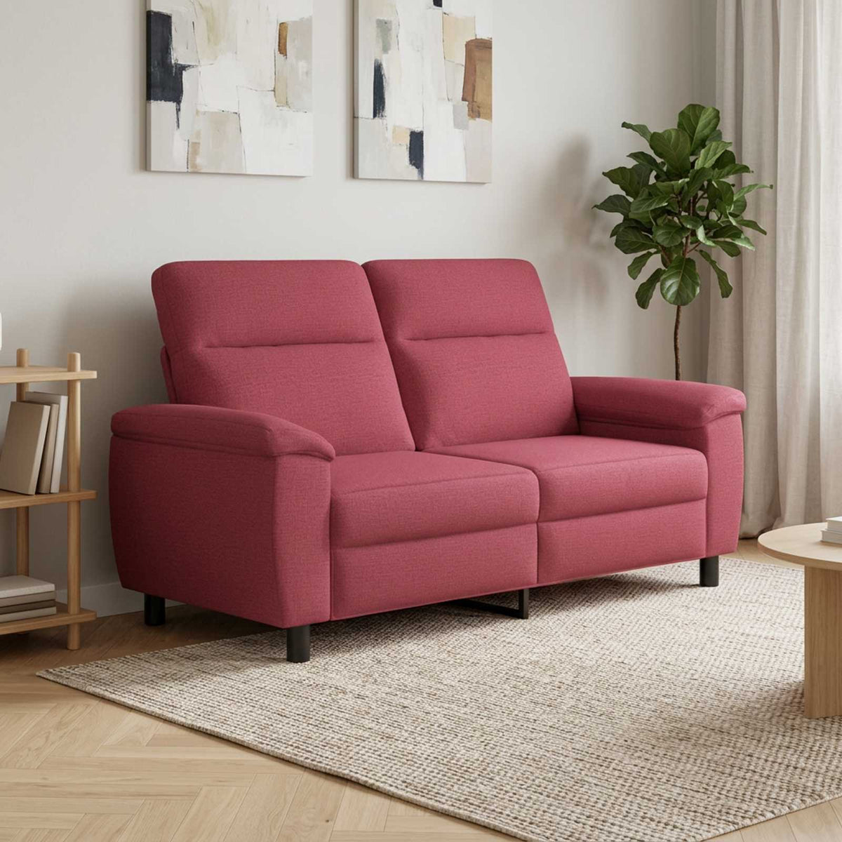 Καναπές Κόκκινο 178 x 90 x 95 εκ Ύφασμα - Pakobazaar