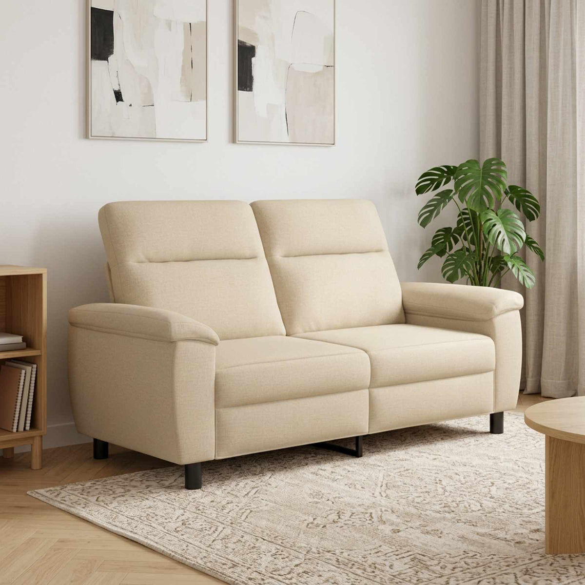 Καναπές Κρεμ 178 x 90 x 95 εκ Ύφασμα - Pakobazaar