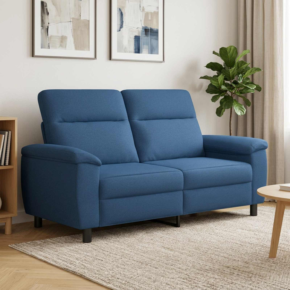 Καναπές Μπλε 178 x 90 x 95 εκ Ύφασμα