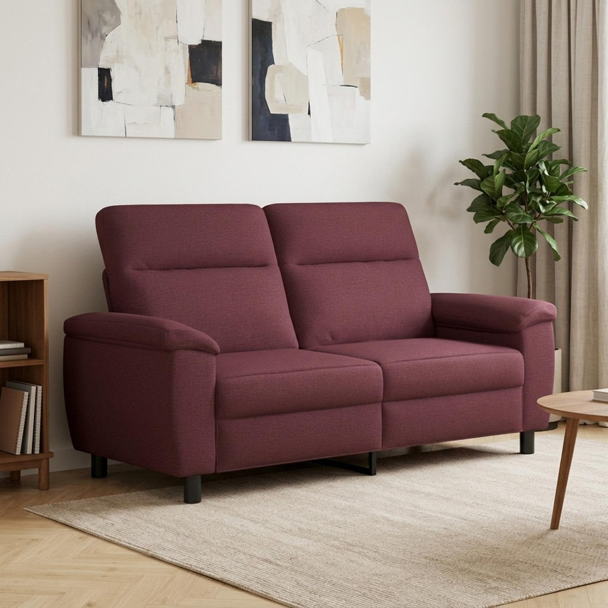 Καναπές Μοβ 178 x 90 x 95 εκ Ύφασμα