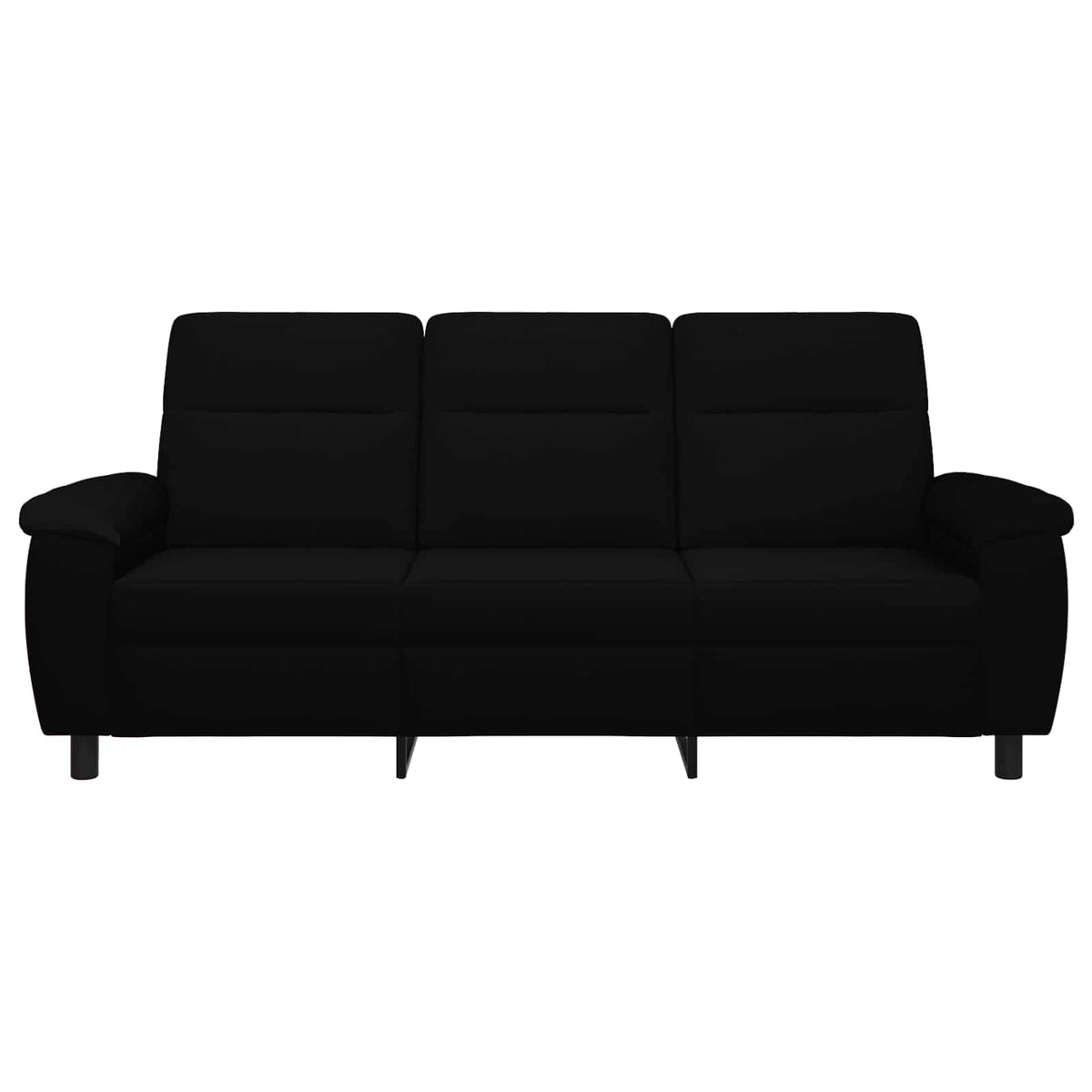 Καναπές Μαύρο 214 x 90 x 95 εκ. Ύφασμα