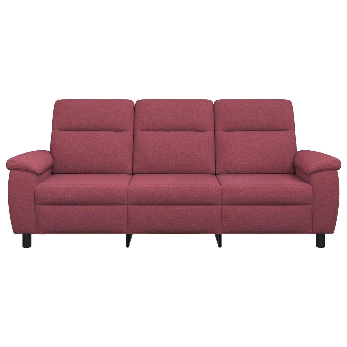 Καναπές Κόκκινο 214 x 90 x 95 εκ. Ύφασμα
