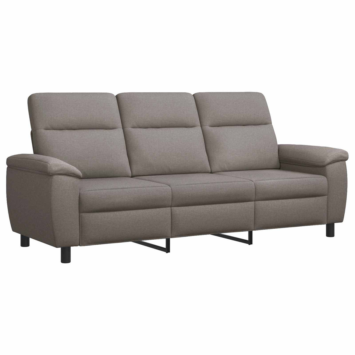 Καναπές Taupe 214 x 90 x 95 εκ. Ύφασμα