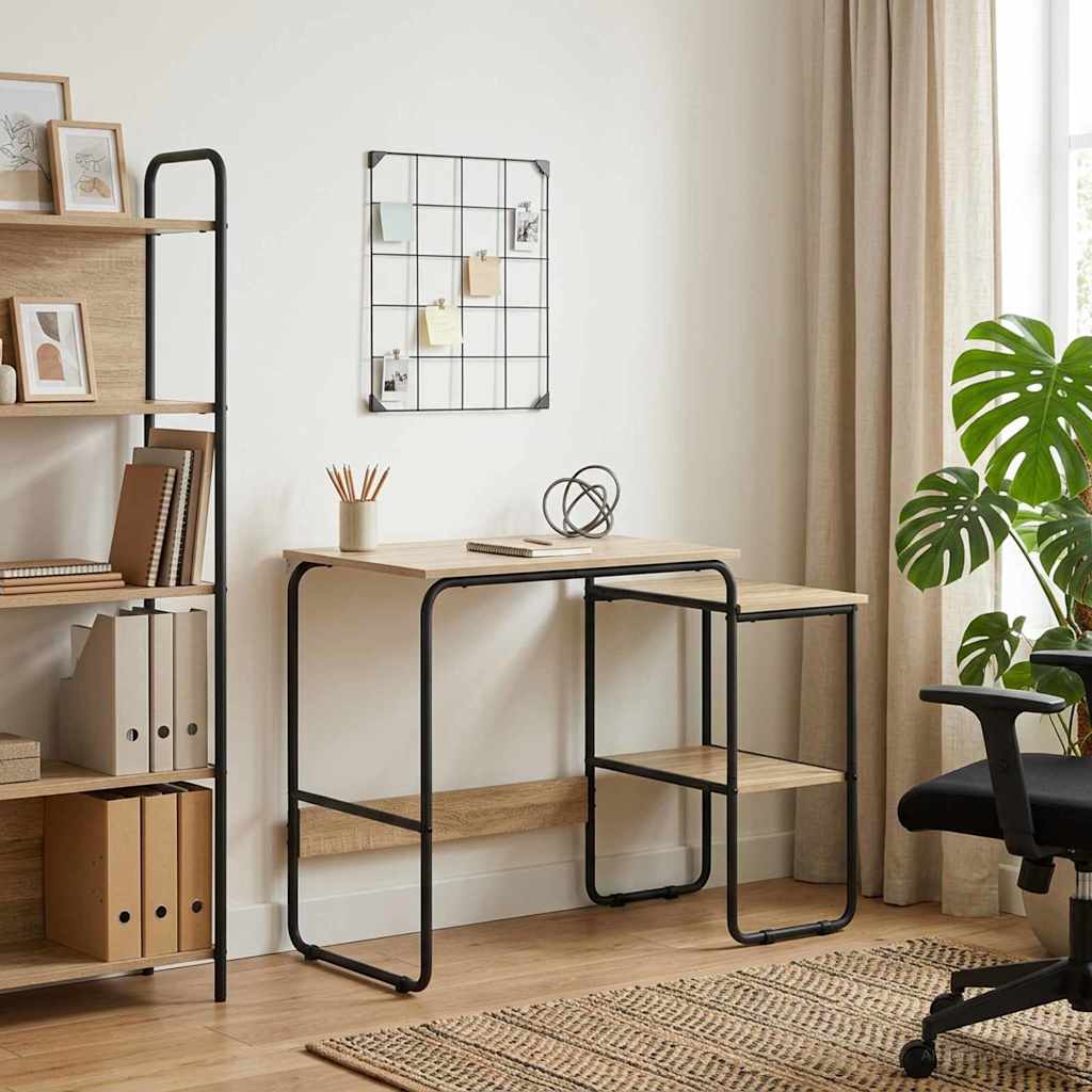 Γραφείο με αποθηκευτικό χώρο Sonoma Δρυς 100 x 50 x 75 cm - Pakobazaar
