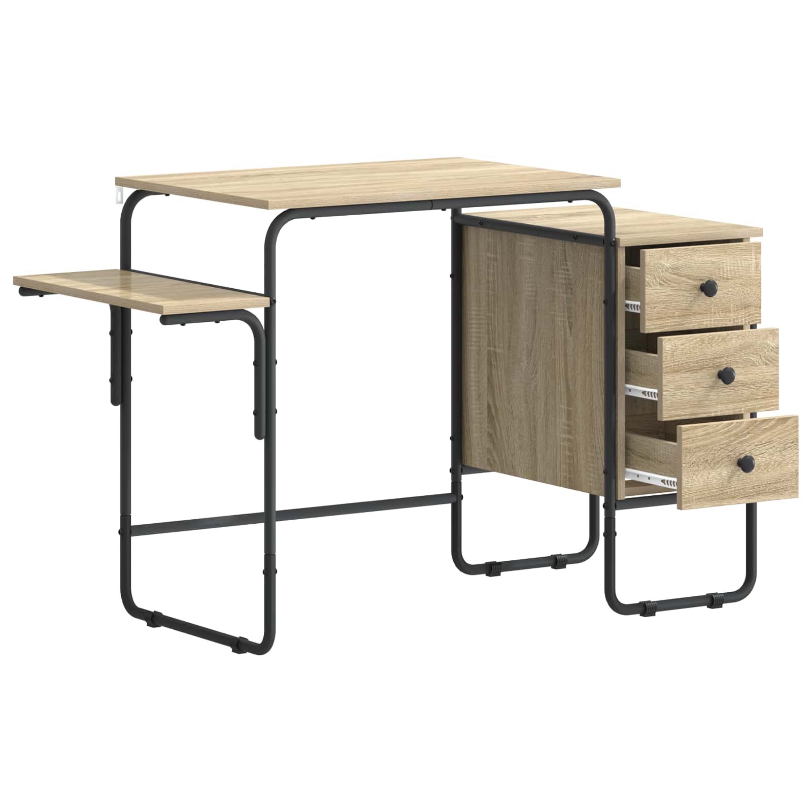 Γραφείο με αποθηκευτικό χώρο Sonoma Δρυς 120 x 50 x 75 cm - Pakobazaar