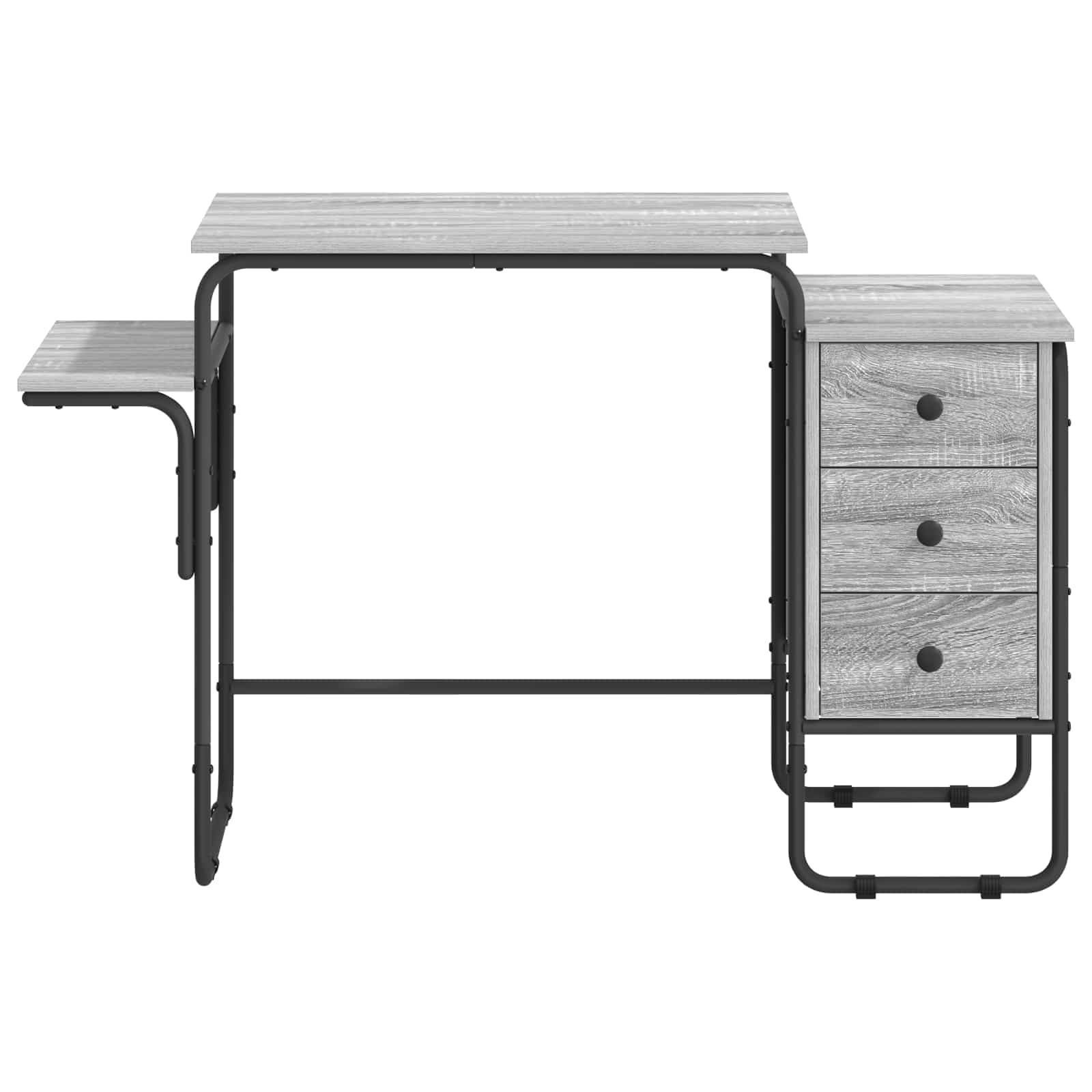 Γραφείο με αποθηκευτικό χώρο Γκρι Sonoma 120 x 50 x 75 cm