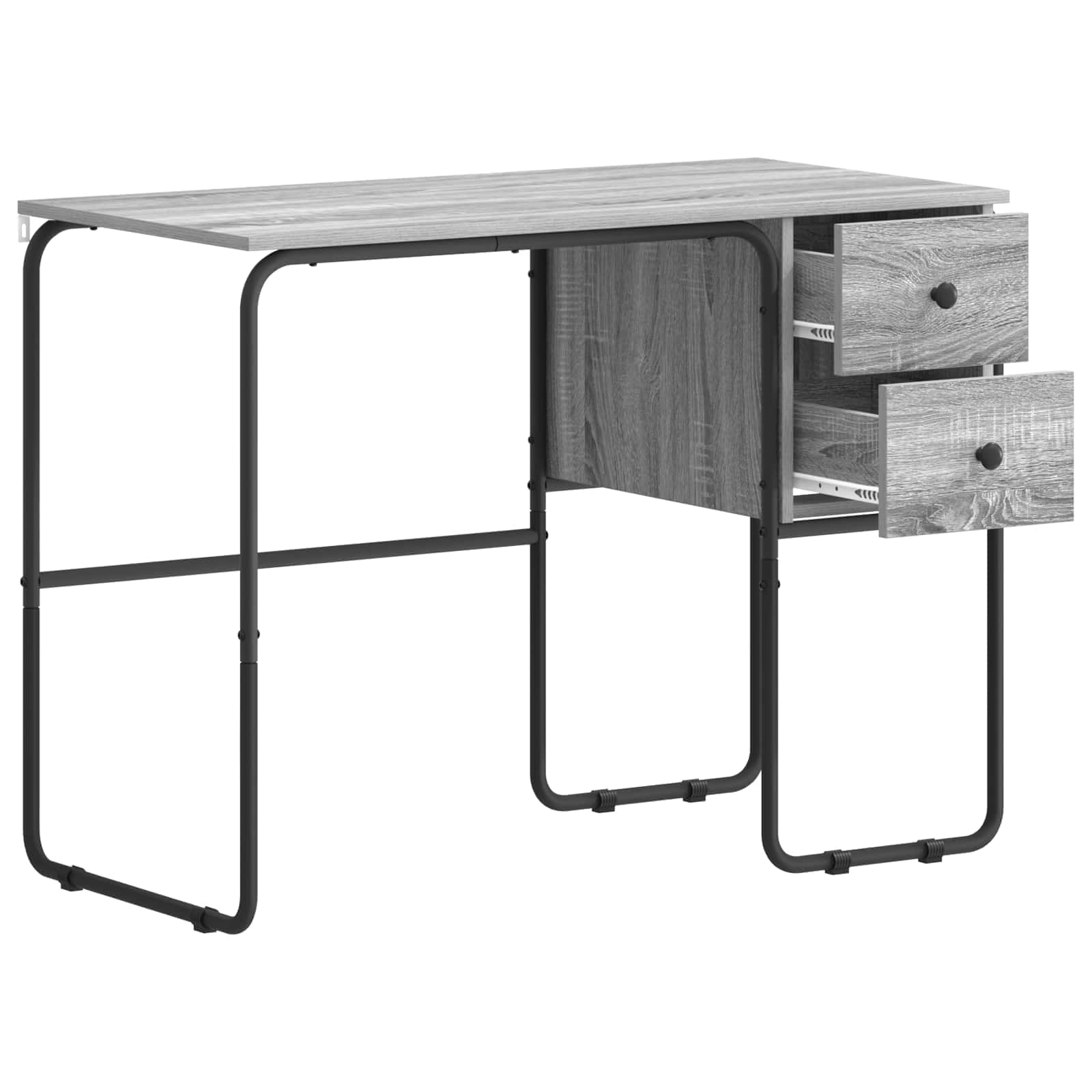 Γραφείο με αποθηκευτικό χώρο Γκρι Sonoma 100 x 50 x 75 cm - Pakobazaar