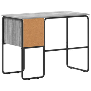 Γραφείο με αποθηκευτικό χώρο Γκρι Sonoma 100 x 50 x 75 cm - Pakobazaar