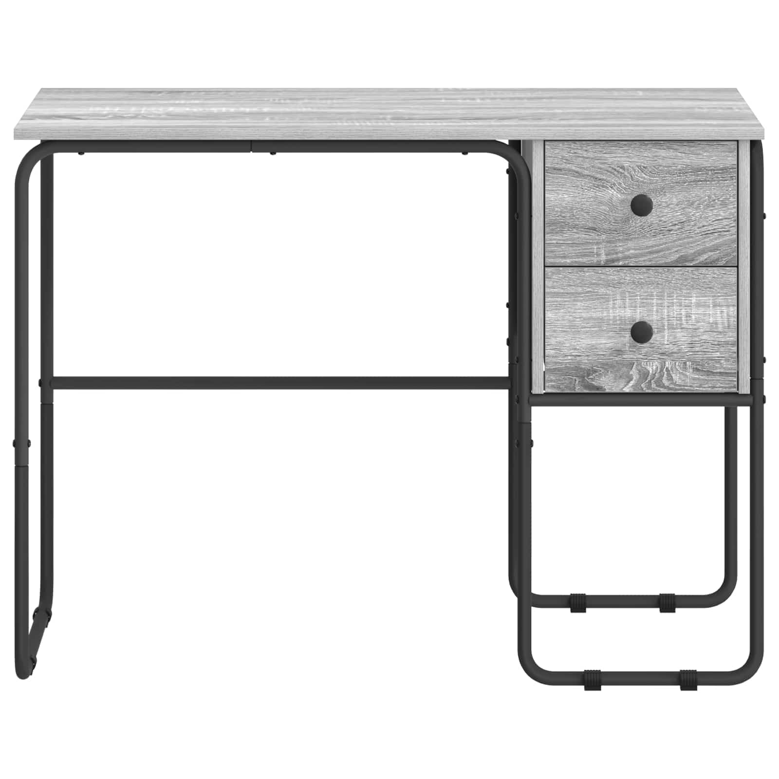Γραφείο με αποθηκευτικό χώρο Γκρι Sonoma 100 x 50 x 75 cm - Pakobazaar