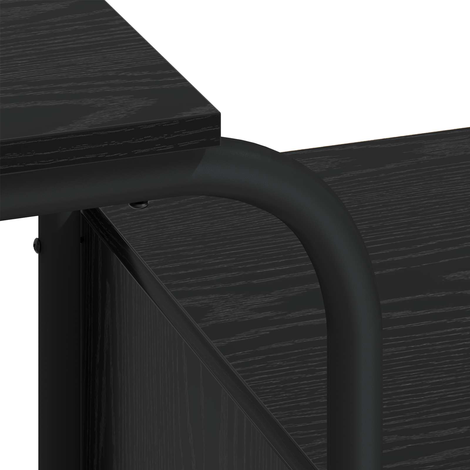 Γραφείο με αποθηκευτικό χώρο Μαύρη Δρυς 145 x 50 x 75 cm - Pakobazaar