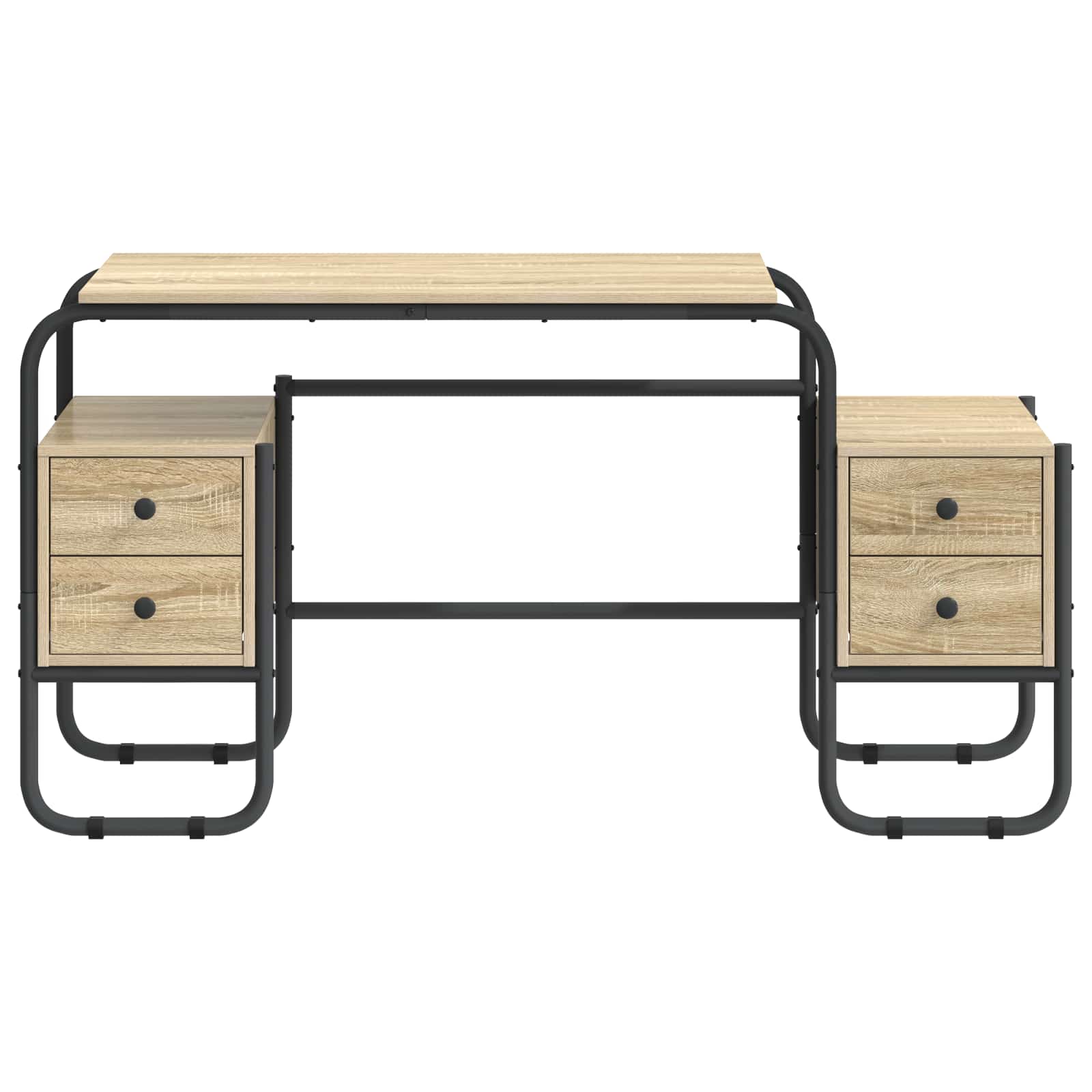 Γραφείο με αποθηκευτικό χώρο Sonoma Δρυς 145 x 50 x 75 cm - Pakobazaar