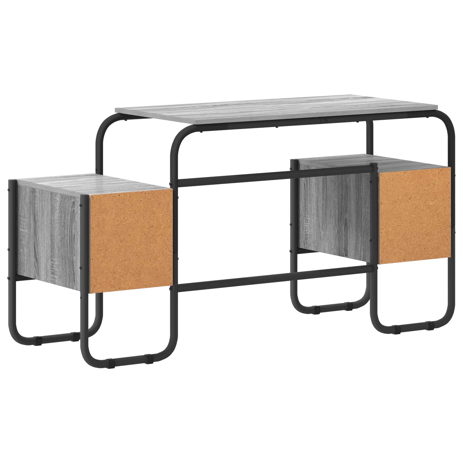 Γραφείο με αποθηκευτικό χώρο Γκρι Sonoma 145 x 50 x 75 cm - Pakobazaar