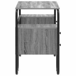 Γραφείο με αποθηκευτικό χώρο Γκρι Sonoma 145 x 50 x 75 cm - Pakobazaar