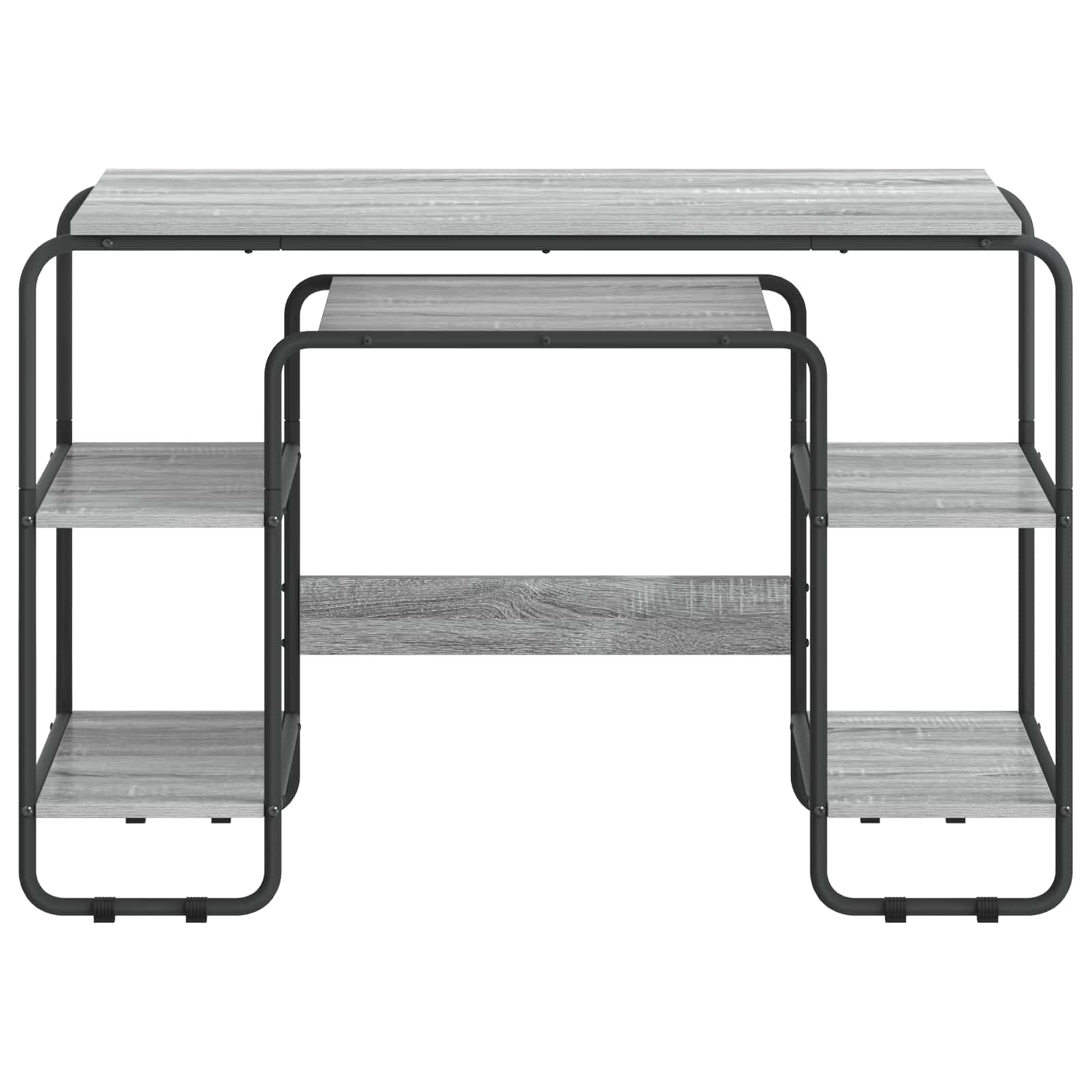 Γραφείο με αποθηκευτικό χώρο Γκρι Sonoma 113,5 x 52 x 75,5 cm