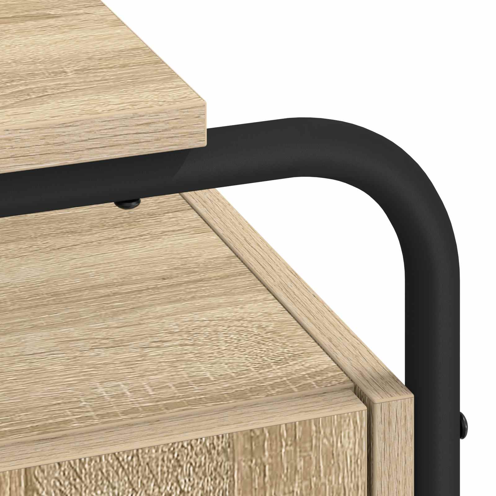 Γραφείο με αποθηκευτικό χώρο Sonoma Δρυς 120 x 50,5 x 75,5 εκ. - Pakobazaar