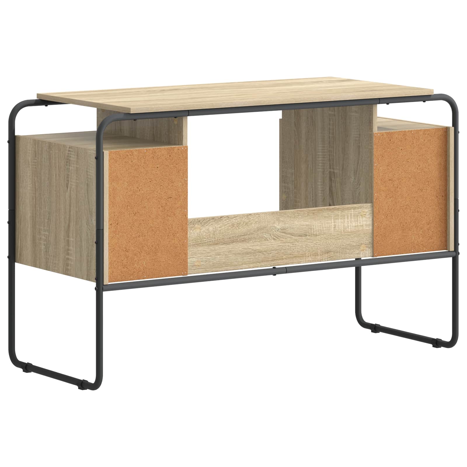 Γραφείο με αποθηκευτικό χώρο Sonoma Δρυς 120 x 50,5 x 75,5 εκ. - Pakobazaar