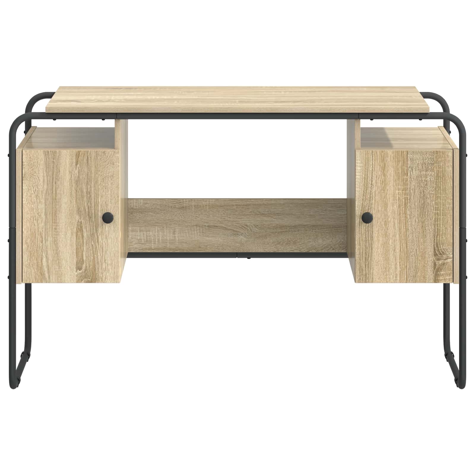 Γραφείο με αποθηκευτικό χώρο Sonoma Δρυς 120 x 50,5 x 75,5 εκ. - Pakobazaar